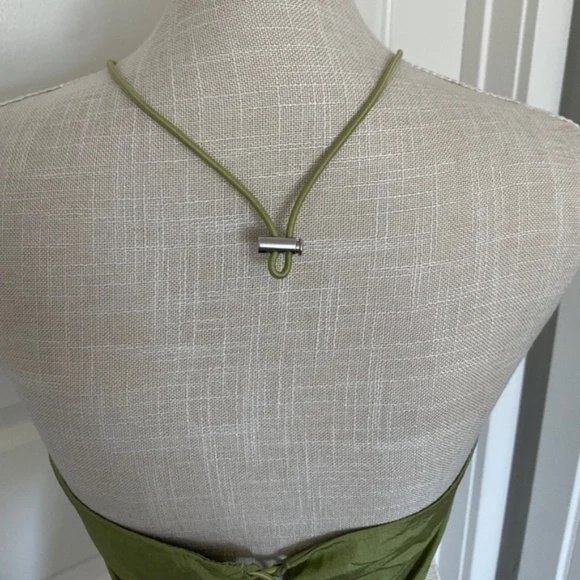 Forever 21 | Toggle Drawstring Halter Crop Top – Lace-Up Back, Size M - Picture 6 of 13